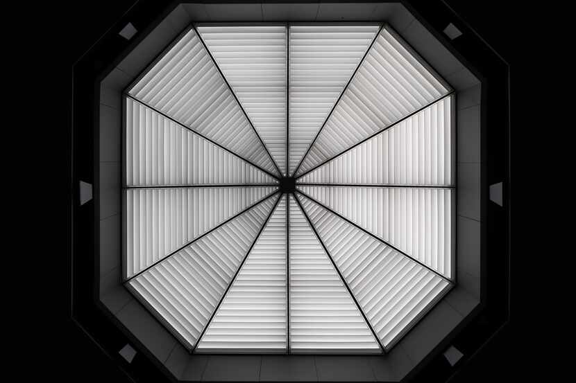 The skylight of the chapel's hexagonal sanctuary was completely remade as part of the...