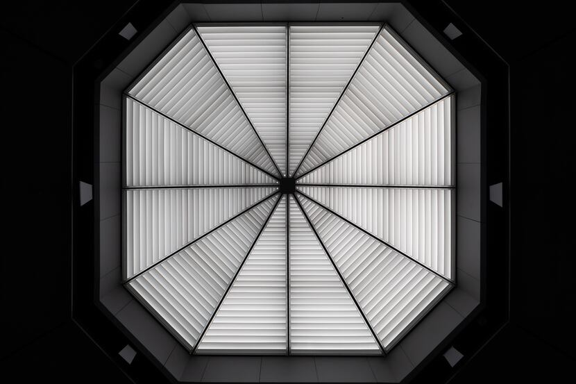 The skylight of the chapel's hexagonal sanctuary was completely remade as part of the...