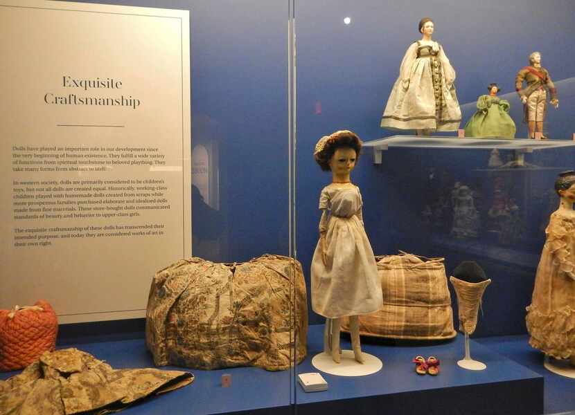 The oldest   toy in the collection is Georgiana, a wooden doll from 1750.