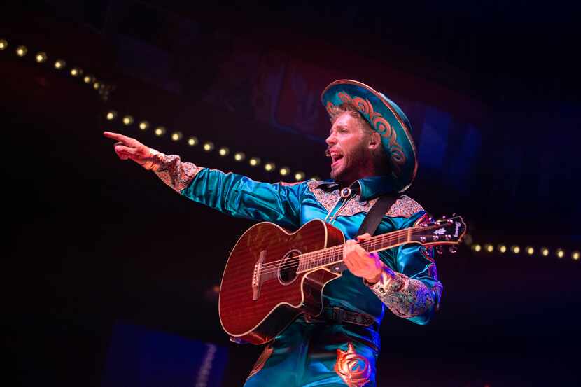 "Atomic Saloon Show" is performed in a new two-story theater inside the Venetian’s Grand...