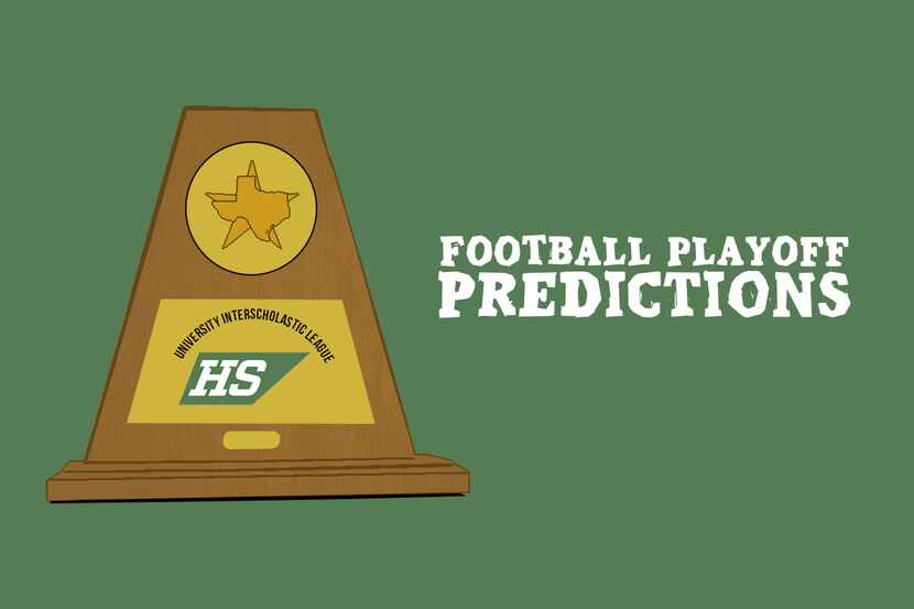 Football playoff predictions.