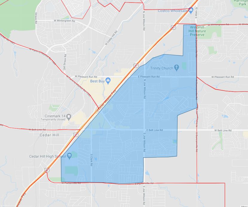Dallas County plans to conduct ground spraying in Cedar Hill on April 17 and 18.