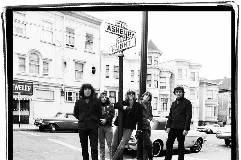 Dead Haight Street: The then not-so-famous members of The Grateful Dead pose at the corner...