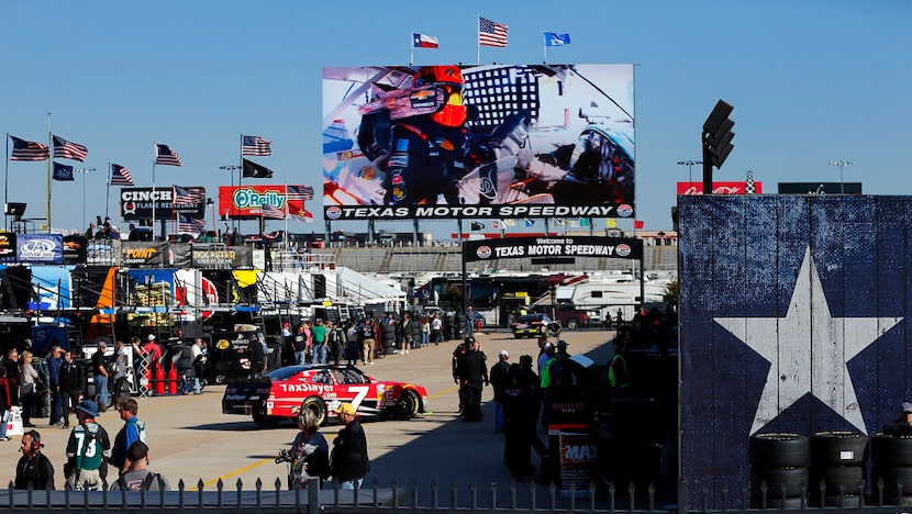 The Big Hoss high definition video screen gives fans an up close look at live action on the...