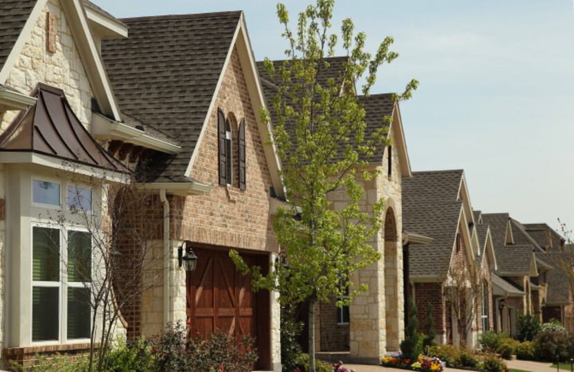 David Weekley Homes hopes to build more close-in Dallas houses like these in Northeast Dallas.