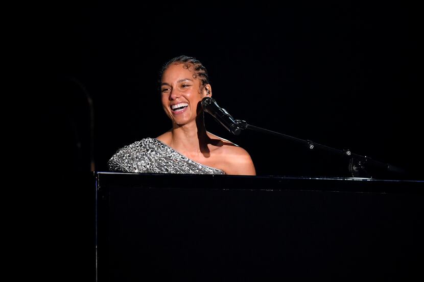 Alicia Keys performed onstage during the 62nd annual Grammy Awards on Jan. 26 at the Staples...