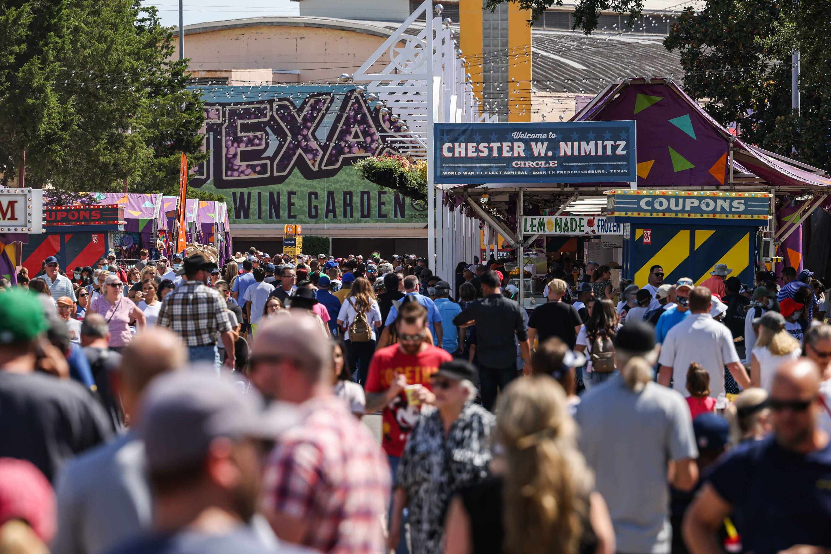 The State Fair of Texas during its opening day in Dallas on Friday, September 24, 2021. The...