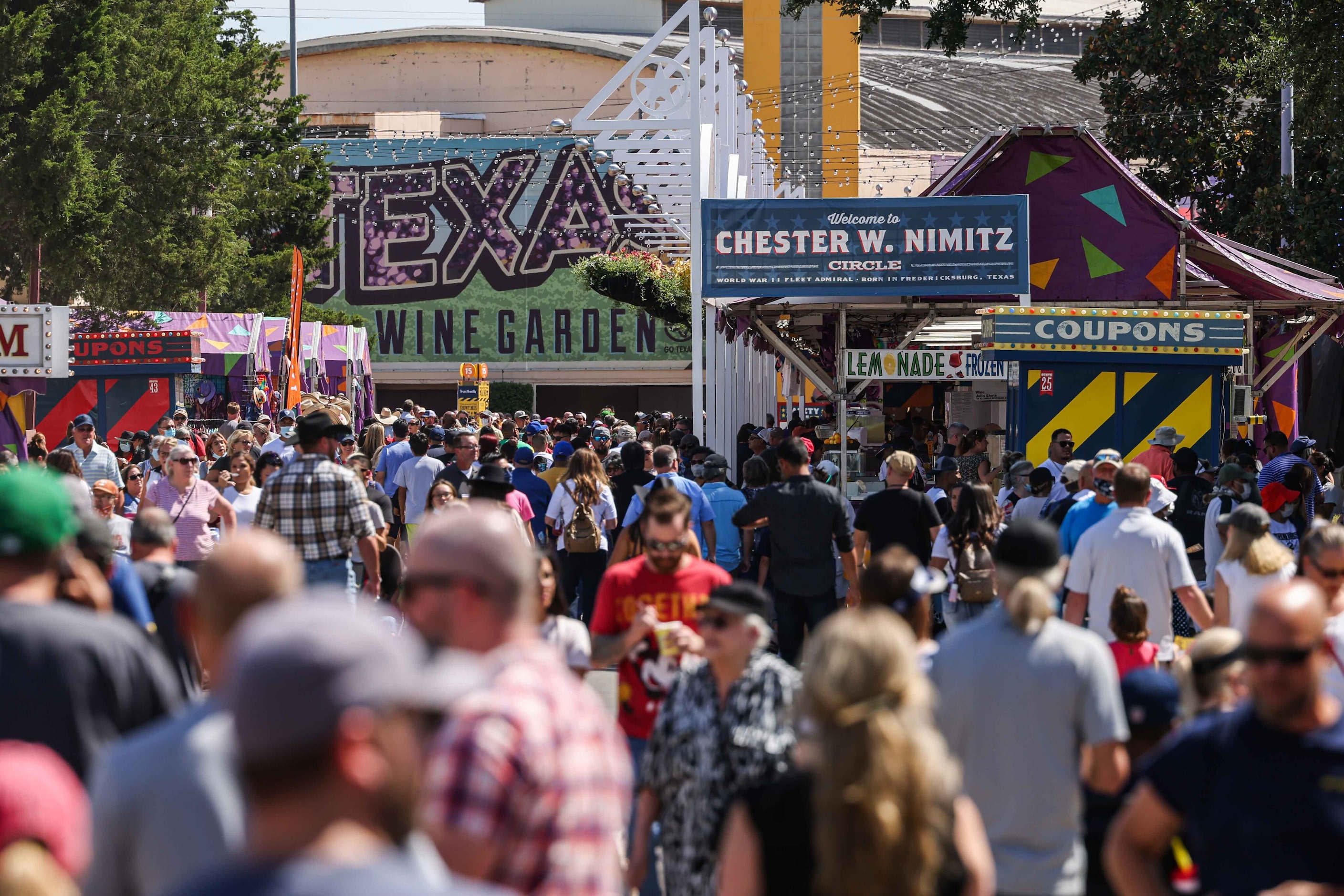 The State Fair of Texas during its opening day in Dallas on Friday, September 24, 2021. The...