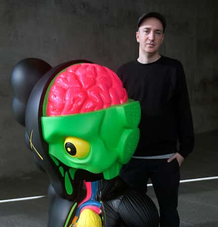 Brooklyn-based artist Brian Donnelly, better know by his alias, KAWS, with his "Companion"...