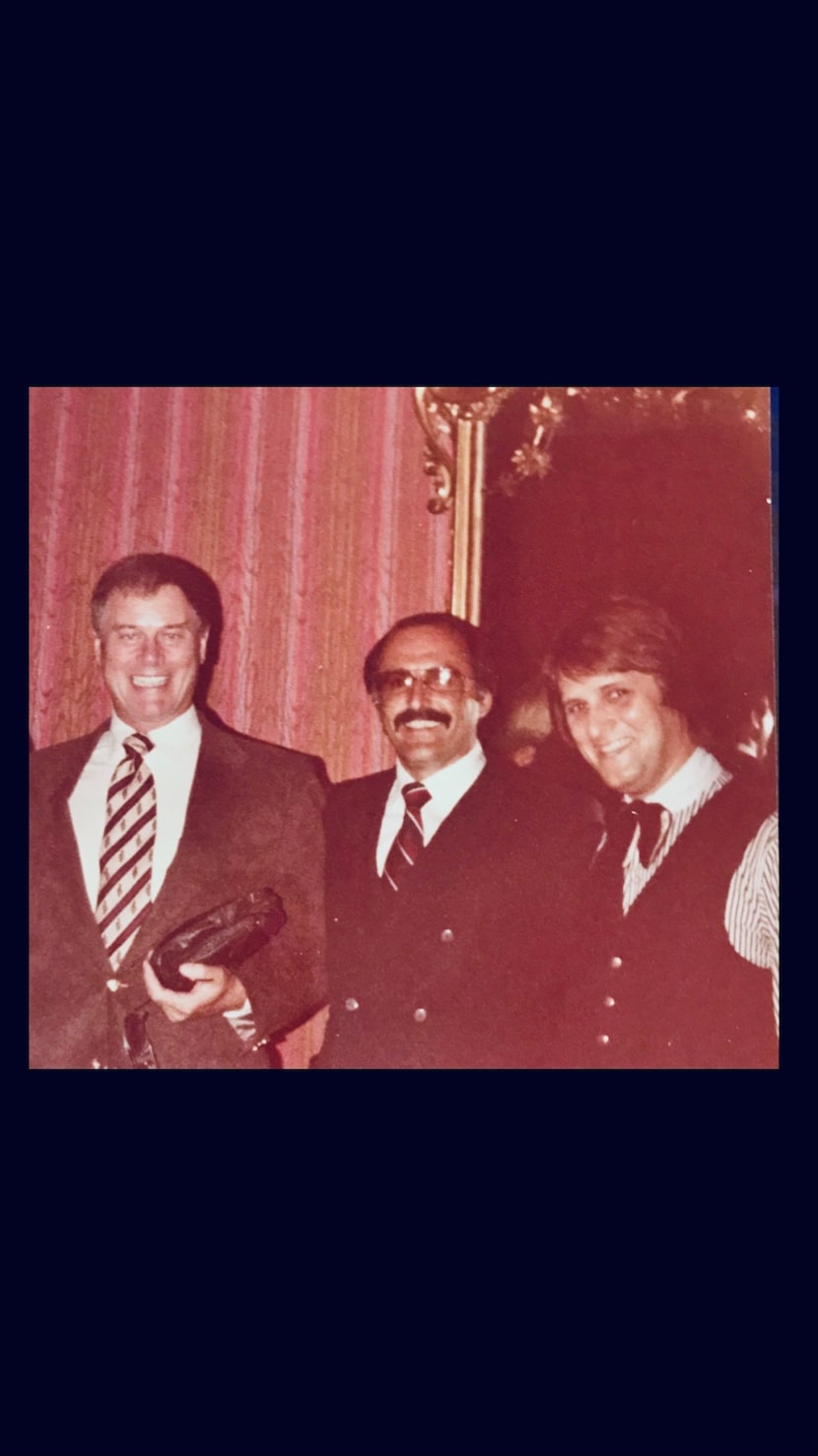 Tom Ruggeri (center), owner of Ruggeri's restaurant, served many famous faces over the...