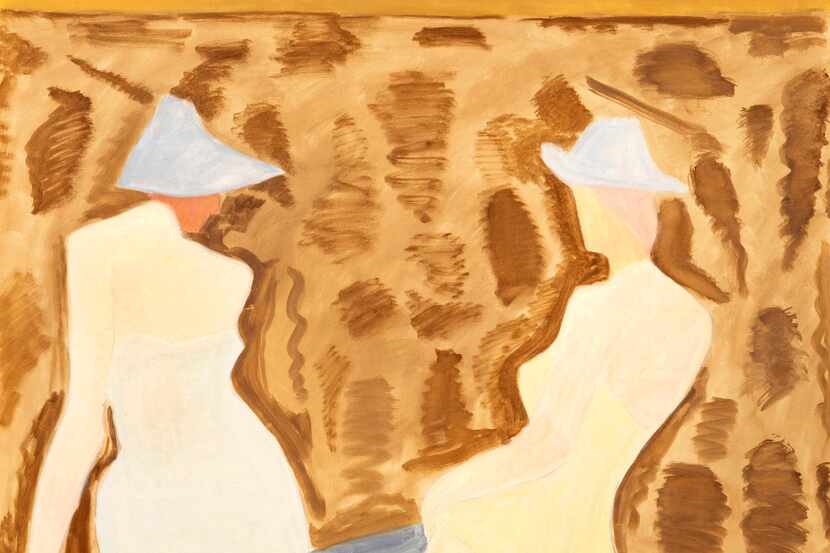 In "Two Figures" (1960), artist Milton Avery reduces the visual information to a bare minimum.