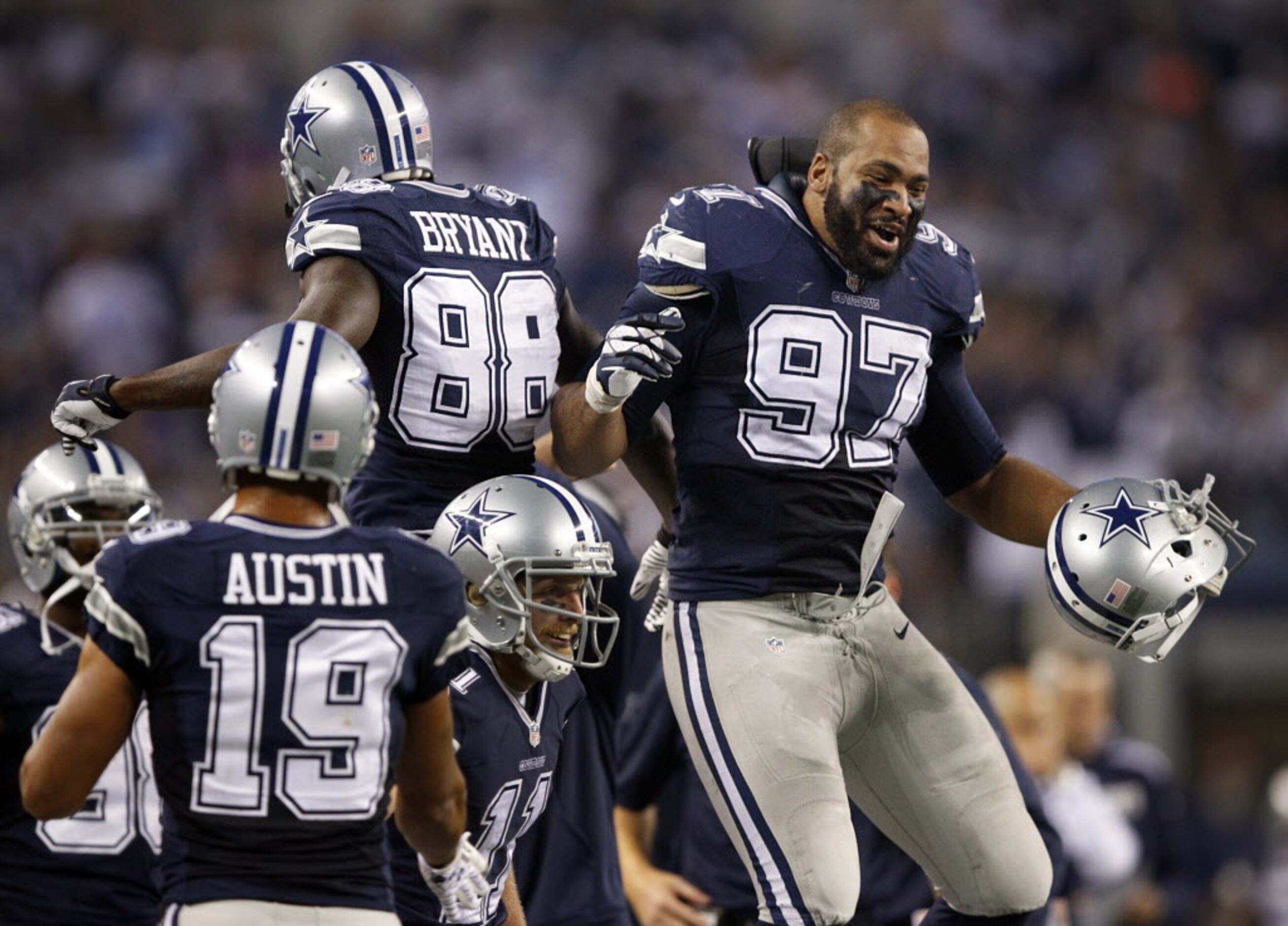 Dallas Cowboys defensive end Jason Hatcher (97) during a preseason