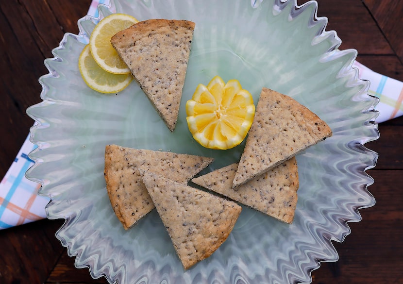 Butterfly Pea Flower Shortbread 