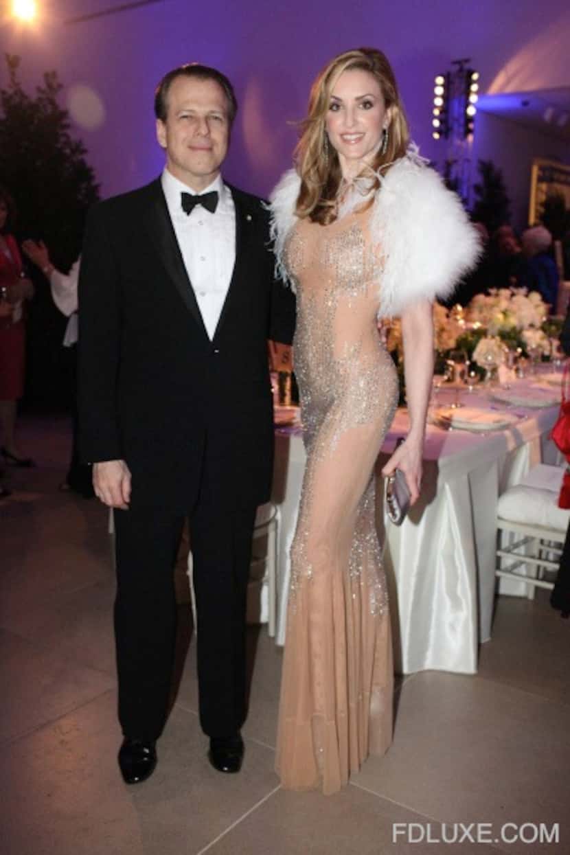 Maxwell and Jacqueline Anderson in January at the Dallas Museum of Art's 20th Anniversary...