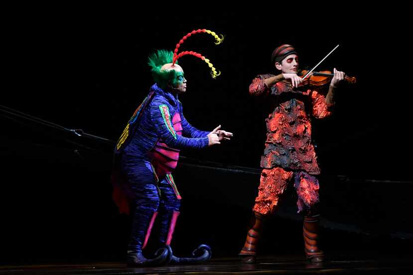 Imagen de la puesta en escena de Ovo, del Cirque du Soleil.