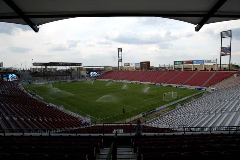 El Toyota Stadium en Frisco es la sede del FC Dallas de la MLS y del Salón de la Fama de...