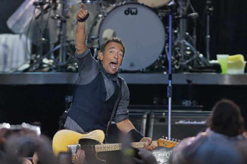 Bruce Springsteen and the E Street band performed the Van Halen hit "Jump" during the March...