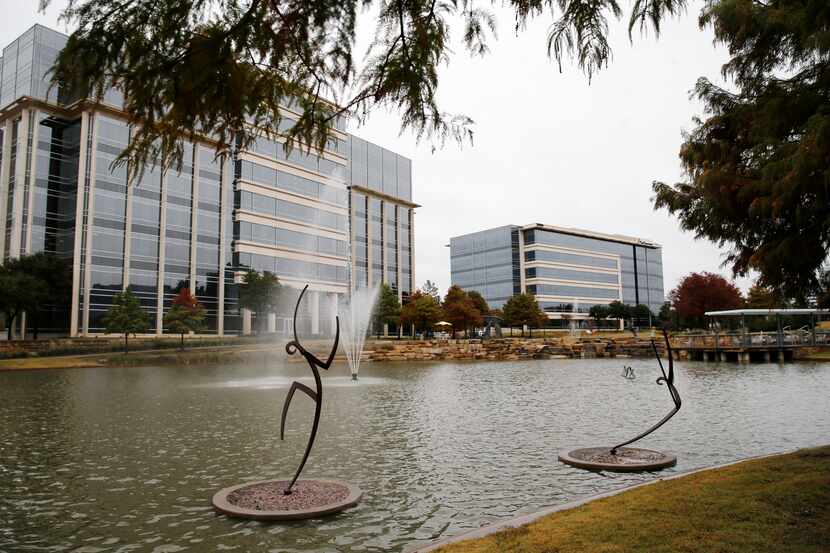 Sculptures off of Network Blvd at Hall Office Park in Frisco, on Thursday, November 7, 2019....