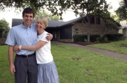  Charlie and Leslie on his firstÂ day of 12th grade