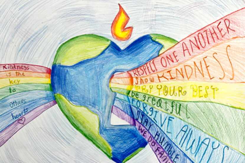 Hedgcoxe Elementary School fifth-grader Evanna Baskharoon’s illustration was the overall...