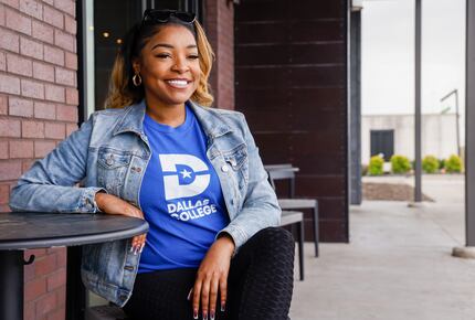 Dallas College student Kianna Vaughn, 28, opted to start working after high school instead...