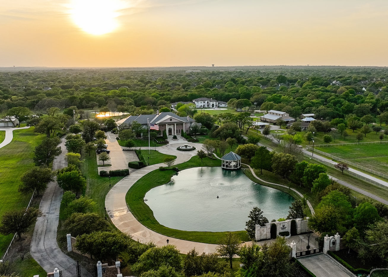 The six-bedroom, 10-bathroom home at 702 S. White Chapel Blvd. in Southlake is on the market...