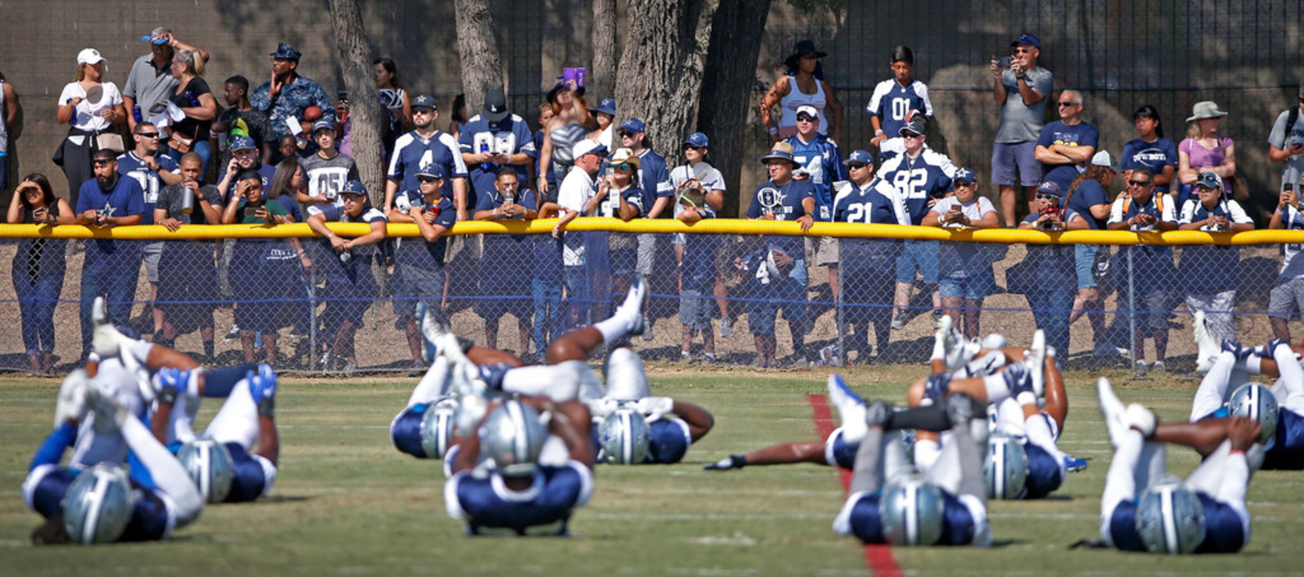 Cowboys' training camp attendance in Southern California dipped by