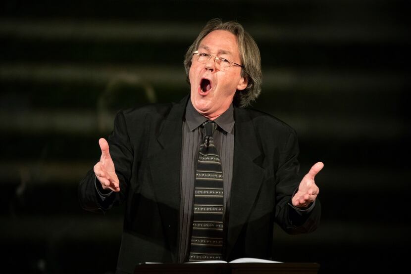 Baritone William Sharp performs ’Four Walt Whitman Songs"by Kurt Weill during a "Soundings:...
