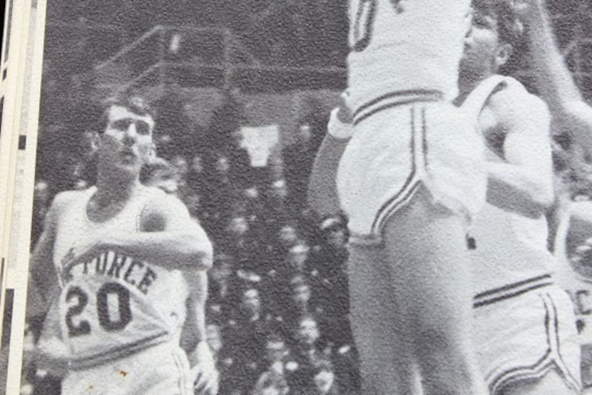 A photo of Popovich in action at Air Force.