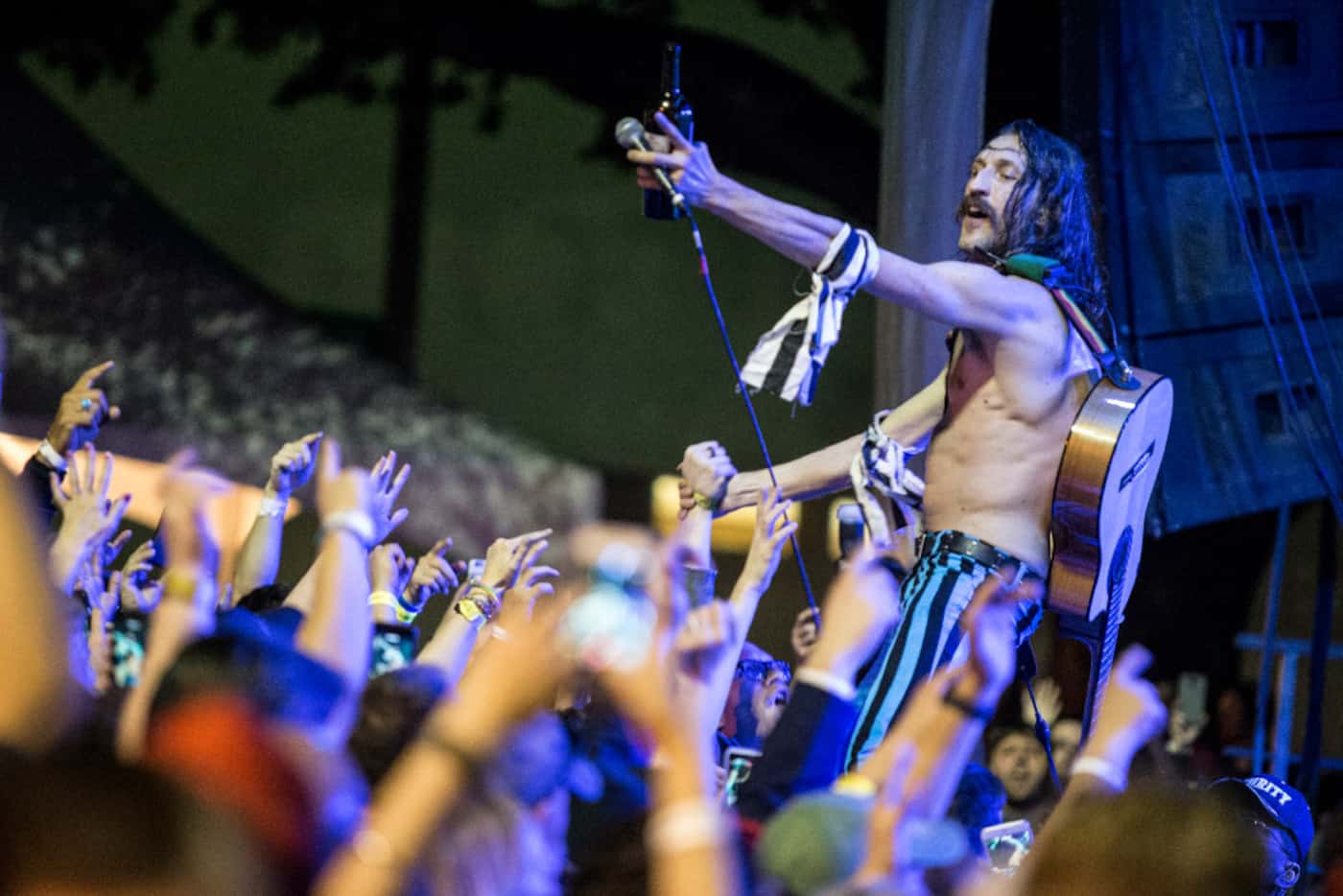 Gogol Bordello performs during the Untapped beer festival Nov. 12, 2016, at Fair Park in...