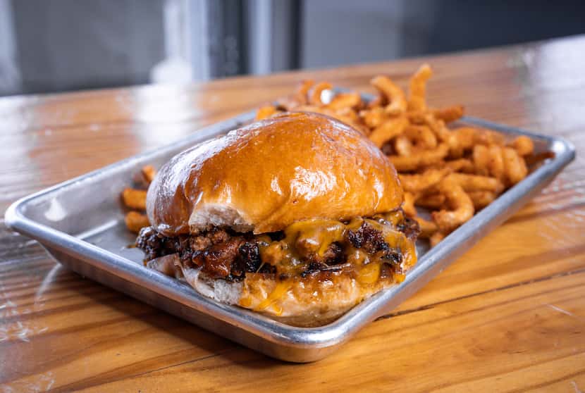 The Messy Jessy has to be the best-named burger at new Dallas business Side Hustle. She's...