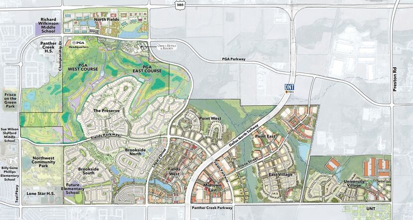 The 2,500-acre Fields development includes several residential communities that will bring...