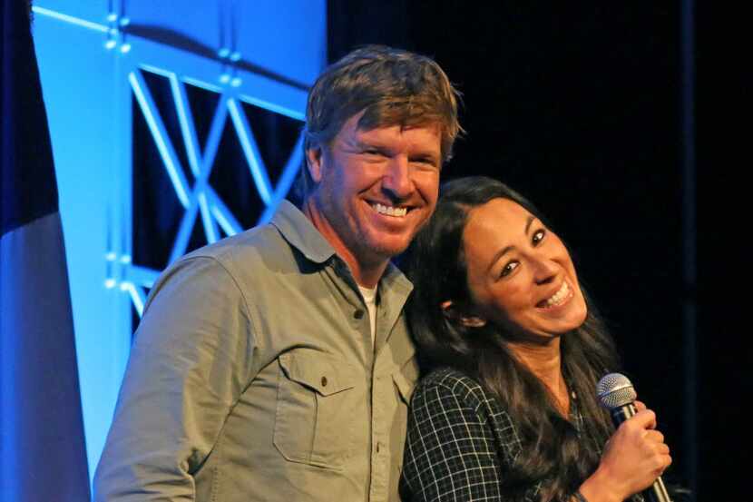 Chip and Joanna Gaines of Magnolia Homes and HGTV's Fixer Upper show spoke at a branding...