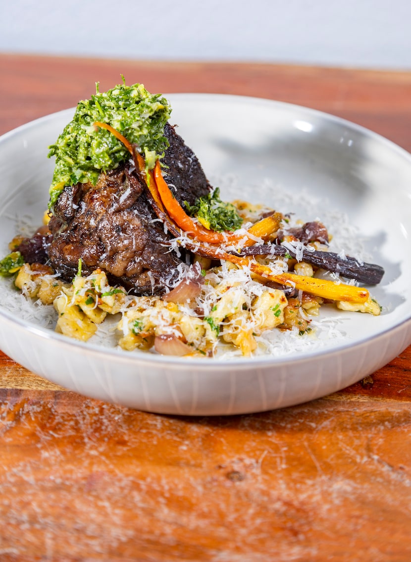 Osteria il Muro in Denton has an ever-changing menu, sometimes including this short rib dish.