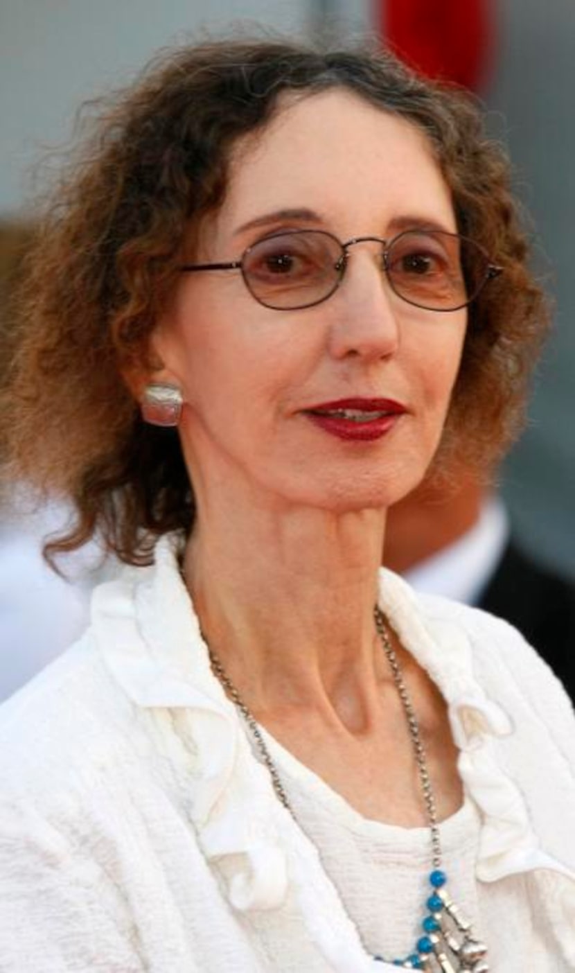  In this Sept. 9, 2010 file photo, U.S. writer Joyce Carol Oates arrives for the screening...