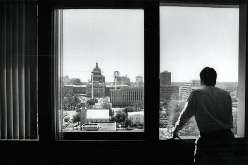 As agriculture commissioner, Rick Perry surveyed Austin from his office window in 1991, two...