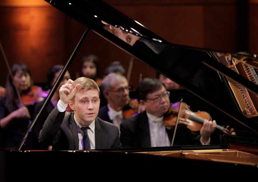Pianist Dmytro Choni performs Prokofiev's Third Piano Concerto on a Steinway New York piano...