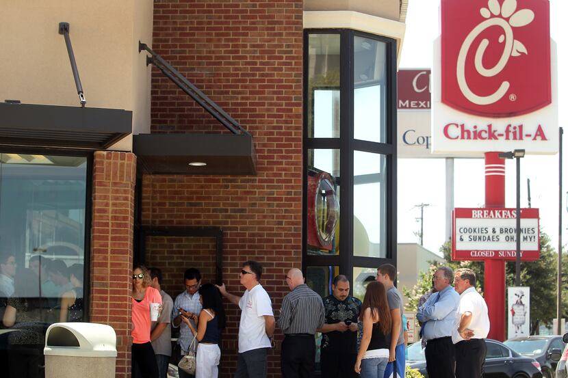 Some Chick-fil-A locations are offering the Cell Phone Coup challenge to encourage guests to...