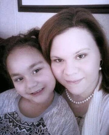 April Vancleave and her 6-year-old daughter, Lilly