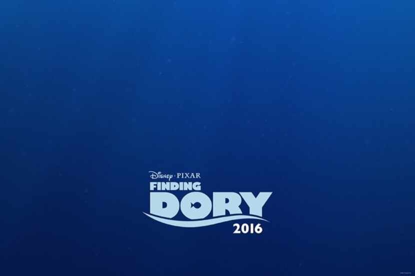 The first "Finding Dory" poster, released Monday
