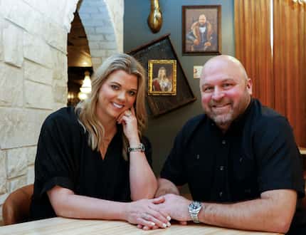 Matt Fatheree and Tiffany Fatheree co-own The Butcher’s Cellar, a restaurant opening May 17,...