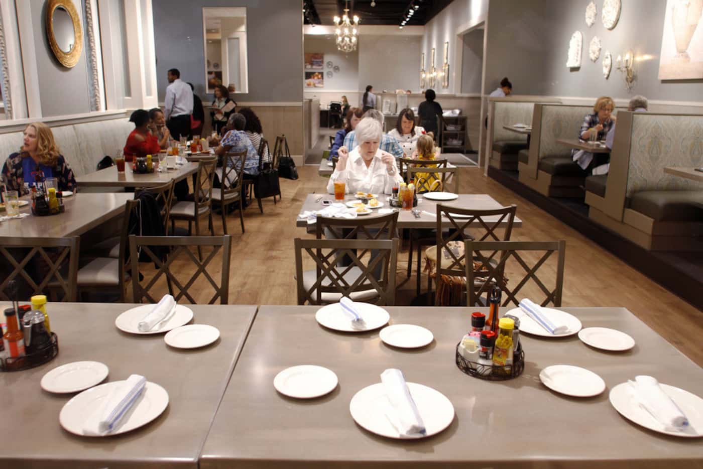 The dining room at Paula Deen's Family Kitchen in Fairview on April 20, 2018. (Brian...