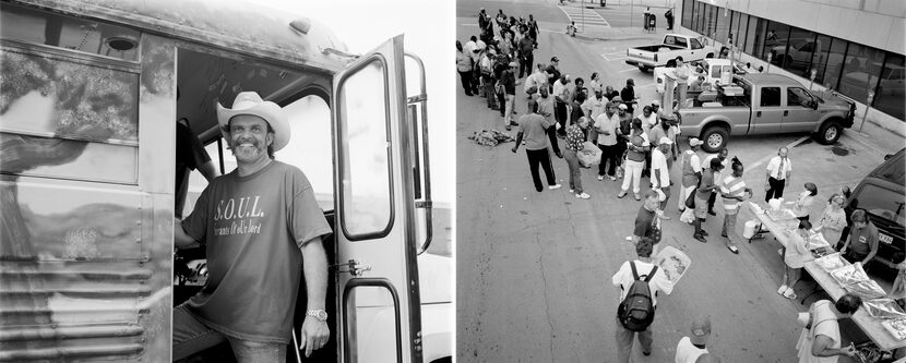 Leon Birdd bought an old school bus from the city of Mesquite and painted it red. On...