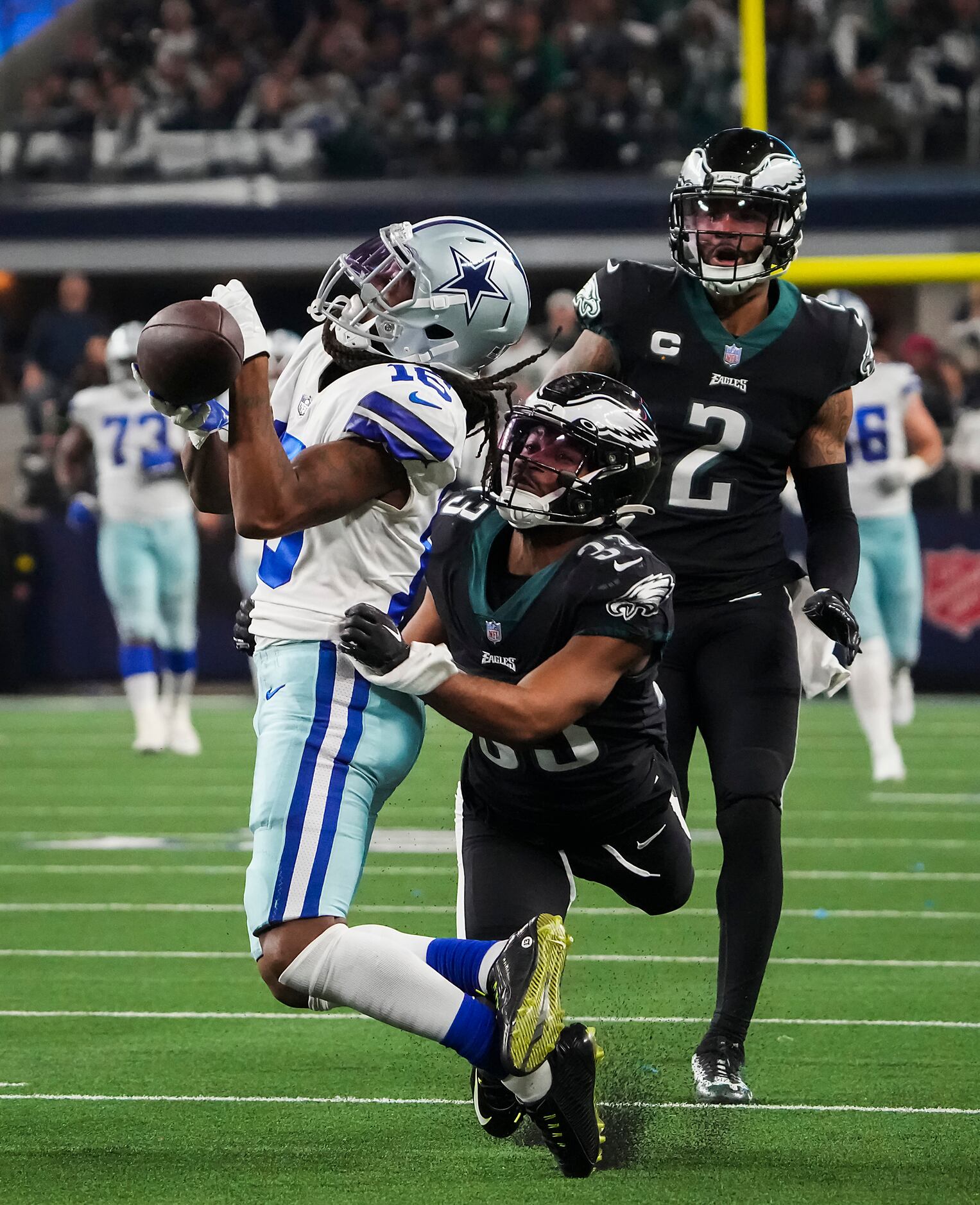 Dallas Cowboys wide receiver T.Y. Hilton (16) runs during an NFL