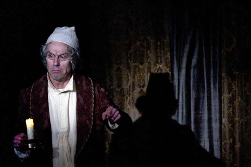 The affable Chamblee Ferguson manages to be believably mean as Ebenezer Scrooge but he's...