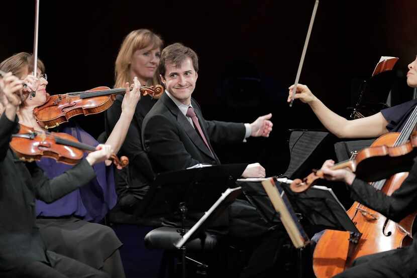 Pianist Kenneth Broberg performs with the Brentano String Quartet in the Final Round of the...