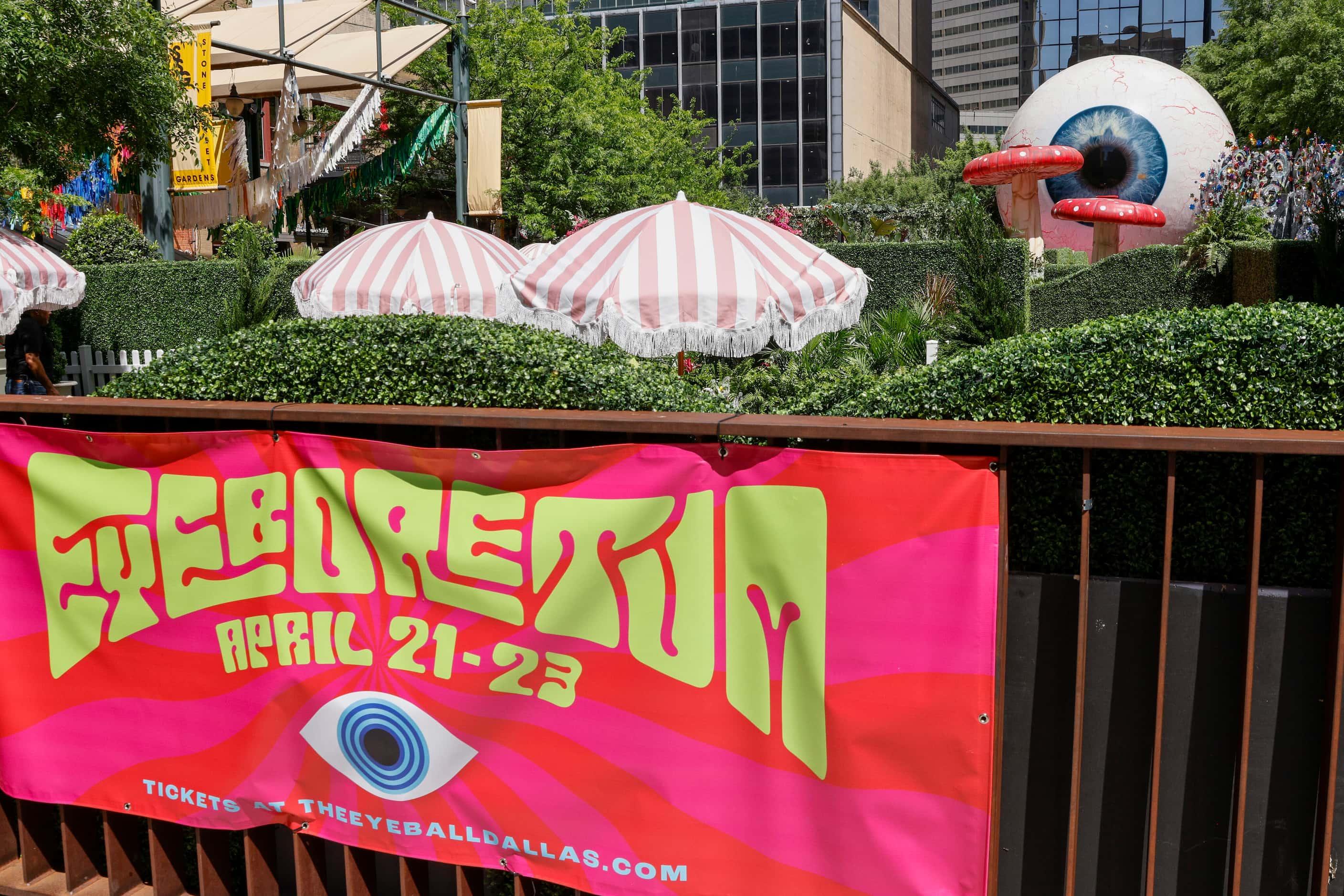 The Eyeboretum at The Eye at the Joule debuted Friday. The event is a celebration of the...