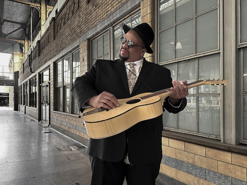 J. Dontray Davis stars as Blind Lemon Jefferson in "Lonesome Blues," a one-man musical by...