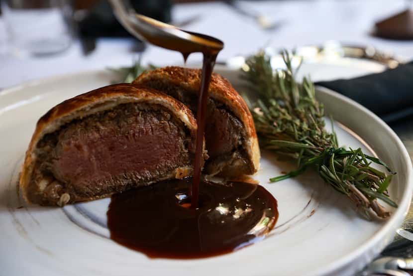The beef Wellington is one of the most popular specials at Dakota's Steakhouse in Dallas.