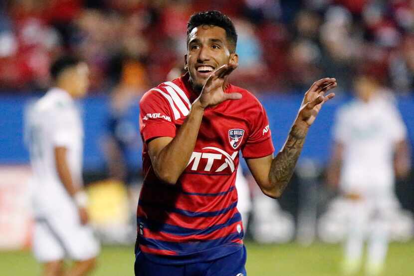 FC Dallas forward Jesus Ferreira (9) scored a career-high four goals for the United States...